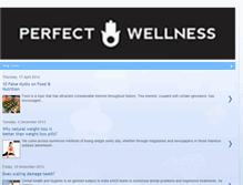Tablet Screenshot of blog.perfectwellness.co.in
